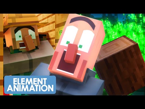 VILLAGER TRICK OR TREAT - A MINECRAFT HALLOWEEN #shorts