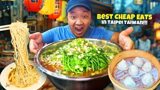 $1.70 NOODLES! Best CHEAP EATS in Taipei Taiwan