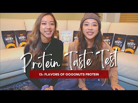 TRYING 13 FLAVORS OF GOGONUTS PROTEIN | Milk Tea, Matcha, Brown Sugar, Taro Ube, Yakult, and More! 🧋