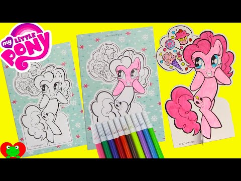 My Little Pony Pinkie Pie Pop Outz Coloring and Surprises