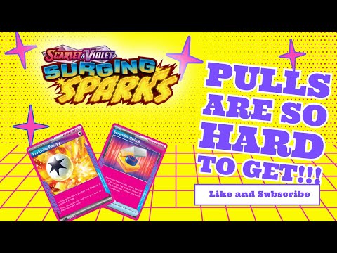 Pokemon Surging Sparks is such a hard set!!! Watch this!