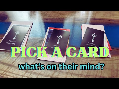 WHATS ON THEIR MIND 💗 pick a card tarot reading