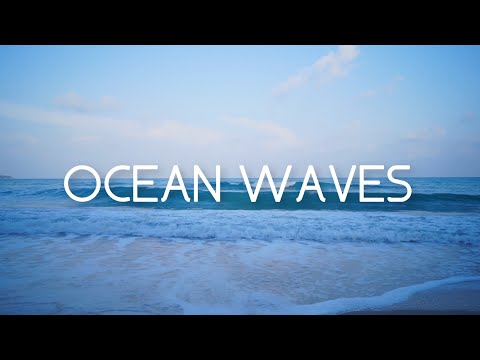 OCEAN WAVES | BEACH AMBIENCE, RELAXATION, YOGA, STUDY, SLEEP, ASMR