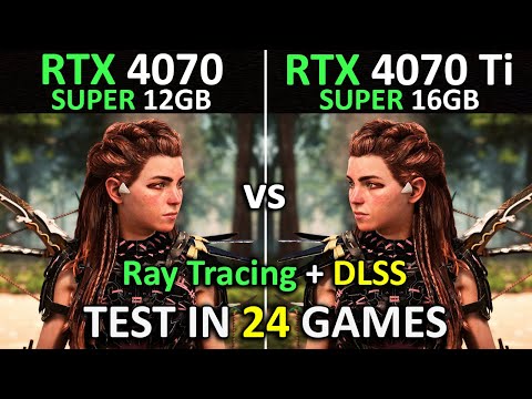 RTX 4070 SUPER vs RTX 4070Ti SUPER | Test in 24 Games | 1440p - 2160p | Performance battle! 🔥 | 2024