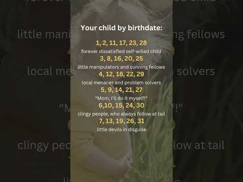 Your child by birthdate #astrology #zodiac