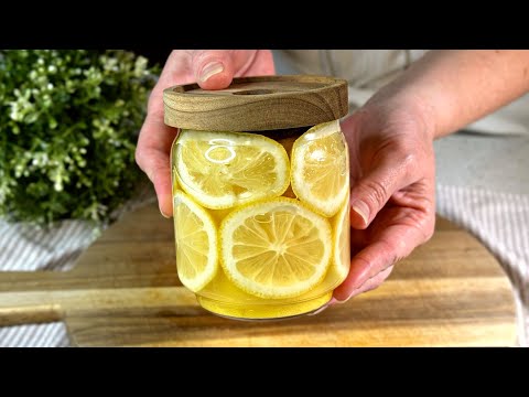 This is how I keep lemons fresh for 1 year without freezing or cooking them!!