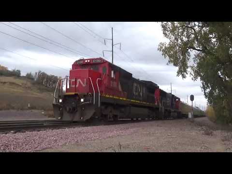 Canadian National Officer's Special arriving in Sioux City, Iowa 10/21/2017