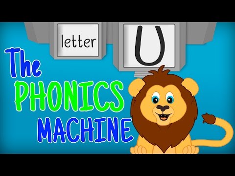 THE LETTER U SONGS - Phonics Songs for Kids Alphabet Sounds PHONICS MACHINE ABC Sounds Song Toddlers