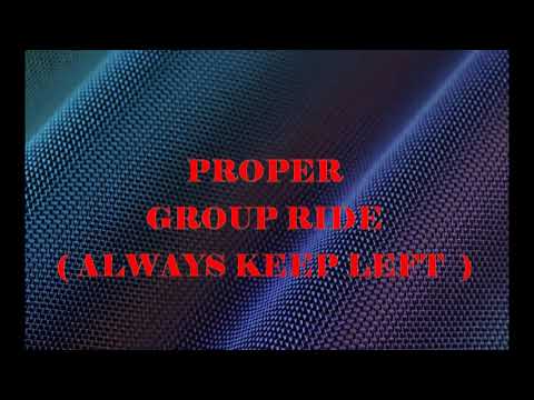 Small suggestion for GROUP RIDE...