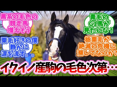 イクイノ産駒の毛色次第だけどに対するみんなの反応集【競馬】