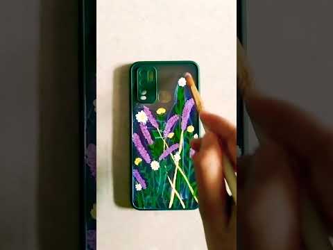 Phone case painting idea #painting #shorts #shortvideo #viralvideo #artmystery