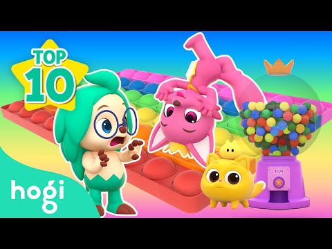 [BEST] Learn COLORS and Jingle Play｜Pop It, Candy, Slide, Jingle and More｜Hogi PInkfong