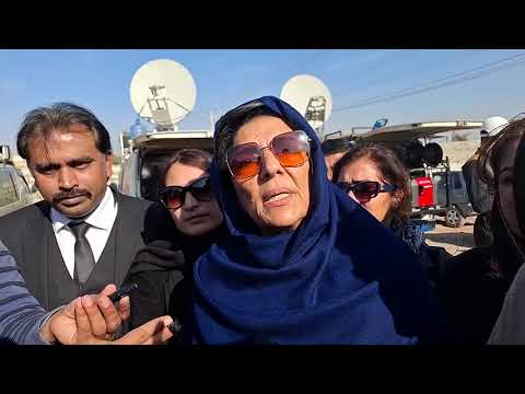 Islamabad: Former Prime Minister Imran Khan's Sister Aleema Khan Talks to Media