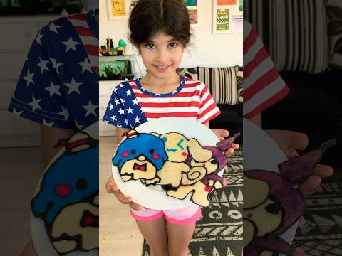 Pancake Art for Kids | Sanrio Pancake Art | Kuromi | Cinnamoroll l Tuxedo Sam #kidsshorts