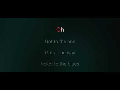 One-way ticket karaoke mmoG#m male key ( original by Eruption) with lyrics