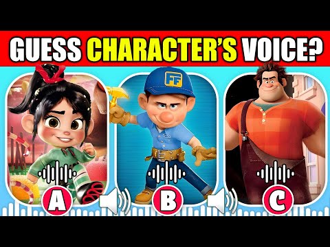 🔊 Guess The Wreck it Ralph & Ralph Breaks The Internet Characters by Their Voice?