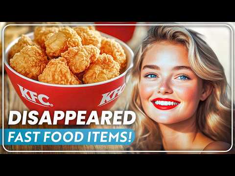 20 Fast Food Menu Items That FADED Into History!