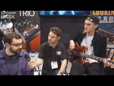 DOD (Digitech) Looking Glass Overdrive Pedal Demo @ Namm 2016