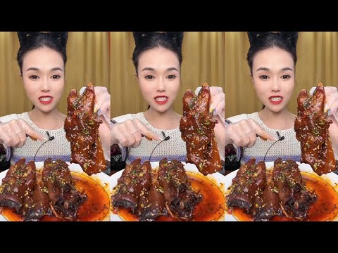 pig feet , eating show,mukbang,delicious food,asmr