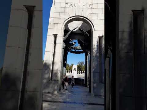 world war2 memorial#worldwar2#memorial#washington#travel#trending#usa#america#shorts