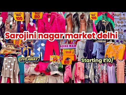 Sarojini Nagar Market Delhi | 😱 Latest Winter Collection 2025 with Shop Number | That Pinkish Girl