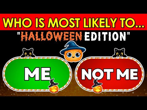 Who Is Most Likely To...? 🎃🍂 | Halloween Edition 🔮