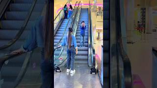 slap prank on Escalator #shorts #shortsfeed #funny #funnyprank #prankinindia #escalatorprankinindia