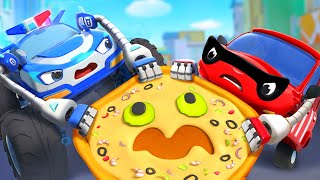 I Want Pizza!! 🍕 | Sharing Is Caring | Police Rescue Team | Nursery Rhymes & Kids Songs | BabyBus