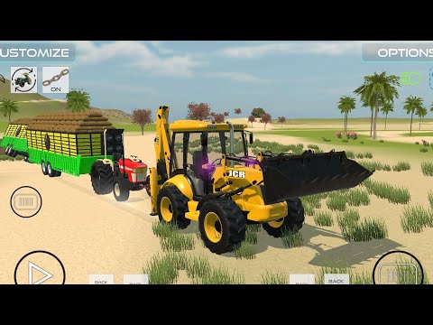 Indian vehicles simulator 3d new update #newgame #jcb #tractor