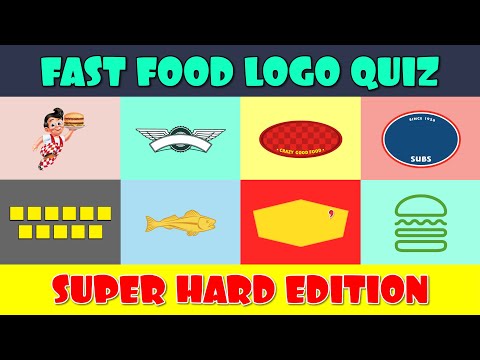 🍟 Guess the Fast Food Logo Quiz 🍔 HARD edition 🥤