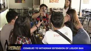 Comelec won't push for 5-day liquor ban