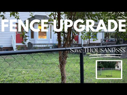 Fence Upgrade | DIY | Save Thousands 💰😱