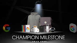 Google Arcade Champion Milestone Swag Drop || Google Hoodie || Bag and much more || Free Google swag