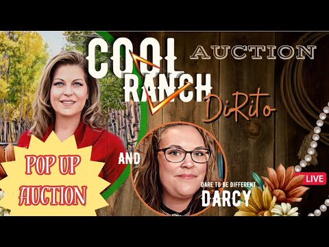 POP UP AUCTION WITH DARCY "DARE TO BE DIFFERENT" JOIN US @ 7PM EST