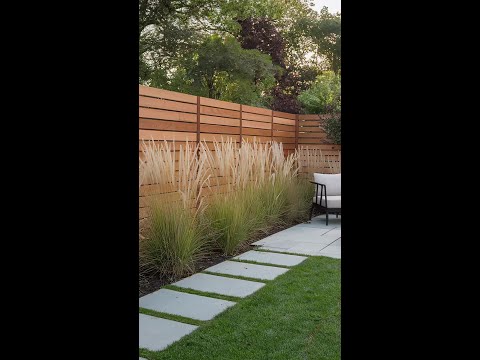 A Mix of Designs for the Perfect Backyard Fence