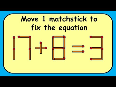 Matchsticks & Mind Games: Are You Up for the Challenge? #355