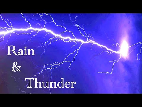 Rain Sound with Thunder Sounds - Heavy Rain for Sleep, Study and Relaxation, Meditation- ASMR, Relax