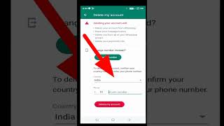 how to delete whatsapp account || WhatsApp account deleted kaise kare#shorts #trending #viral