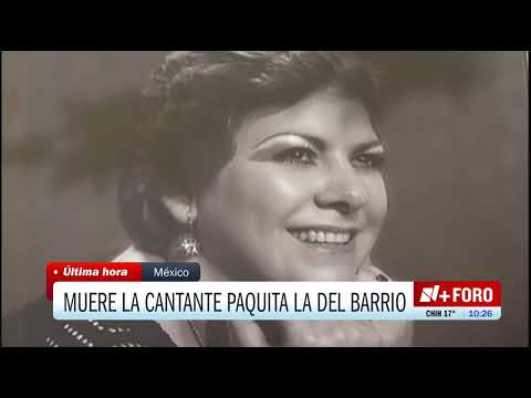 Muere Paquita la del Barrio, historica cantante mexicana