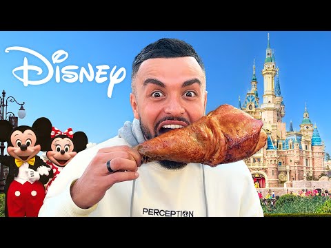 $100 Disney Food Challenge in China 🇨🇳