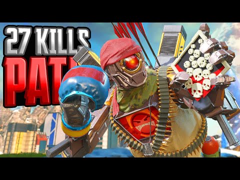 AMAZING Pathfinder 27 KILLS and 6K Damage Apex Legends Gameplay