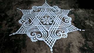 Traditional rangoli designs 🌹 Easy festival rangoli designs