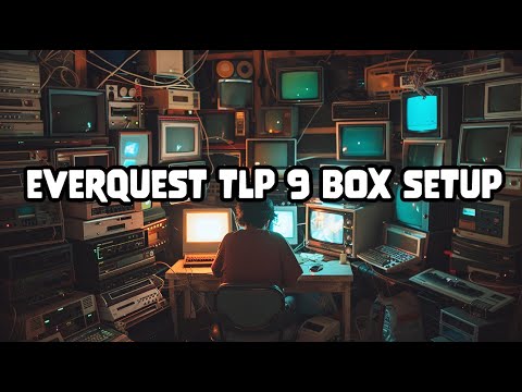 My 9 Box Setup for 2024 TLP Teek - Everquest Multiboxing Hardware 2024