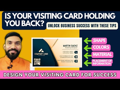 The Perfect Visiting Card: Key Tips to Attract Clients and Boost Sales | Learn How to Make It Work