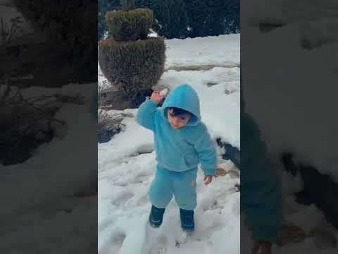 Kashmiri life in winter #kashmirinwinters #snowfall