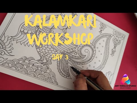 Kalamkari Workshop: Day 3 | Bird Motif