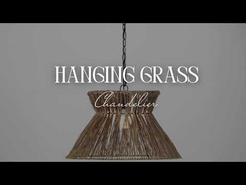 Hanging Grass Chandelier