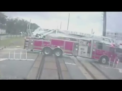 Delray Beach examines Brightline crash that injured 15, destroyed fire truck