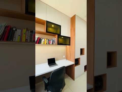 Simple Study Room Designs #interazzo #blum #hafeleindia #interiordesign #decorativelighting