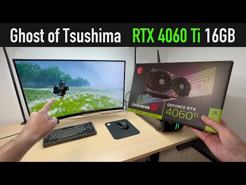 RTX 4060 Ti 16GB vs Ghost of Tsushima [4K, 1440p, 1080p benchmark] DLSS 3 & Frame Generation tested